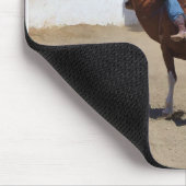 Bucking Bronco en Rodeo Cowboy #Gift Muismat (Hoek)