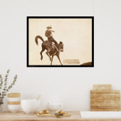 Bucking Bronco SD 1888 Poster (Keuken)