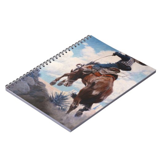 Bucking door Newell Convers Wyeth Notitieboek (Linkerzijde)