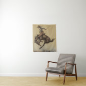 "Bucking Horse" Westerne kunst van Will James Wandkleed (In situ)