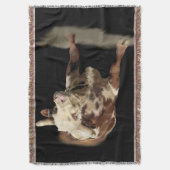 Bucking Rodeo Bull Deken (Voorkant Verticaal)