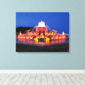 Buckingham Fountain Canvas Afdruk (Insitu (Houten vloer))