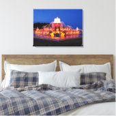Buckingham Fountain Canvas Afdruk (Insitu (Slaapkamer))