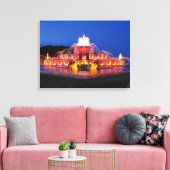Buckingham Fountain Canvas Afdruk (Insitu (Woonkamer))