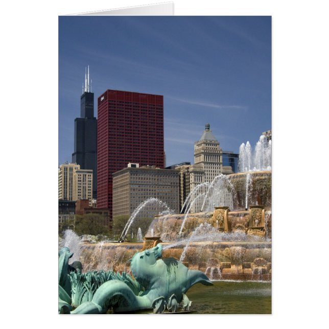 Buckingham Fountain in Grant Park, (Voorkant)