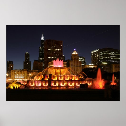 Buckingham Fountain Poster (Voorkant)