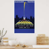 Buckingham Fountain WPA-Poster Poster (Keuken)