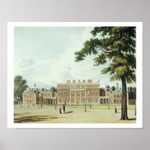 Buckingham House, uit 'The History of the Royal R' Poster