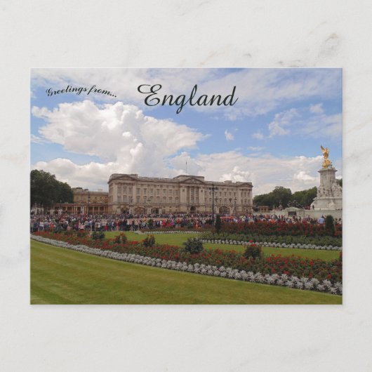 Buckingham Palace in Londen Briefkaart (Voorkant)