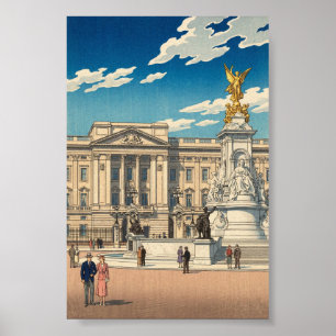 Buckingham Palace Japanse Houtblokprint Poster