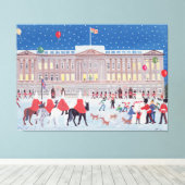 Buckingham Palace London Canvas Afdruk (Insitu (Houten vloer))