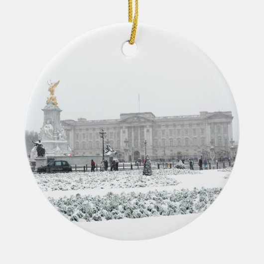 Buckingham Palace London Keramisch Ornament (Voorkant)