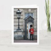 Buckingham Palace Queen's Guard in Sentry Box Kaart (Voorkant)