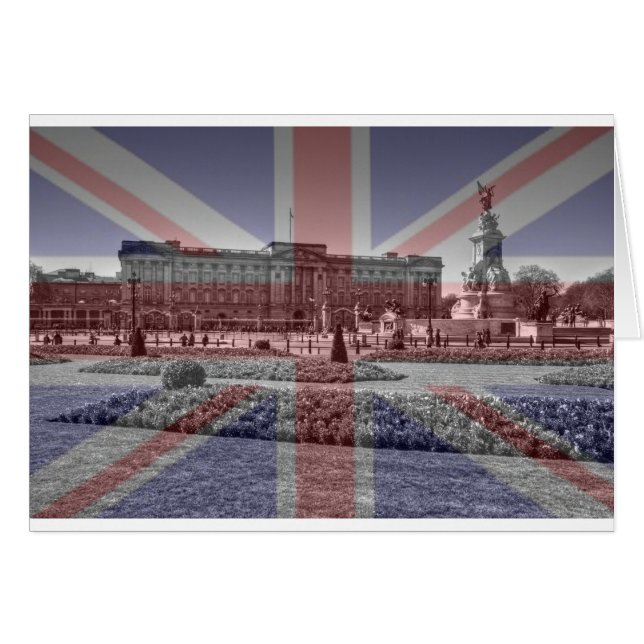 Buckingham Palace Union Jack Flag (Voorkant Horizontaal)