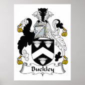 Buckley Family Crest Poster (Voorkant)