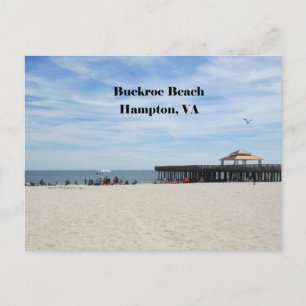 Buckore Beach, Hampton, Virginia Briefkaart