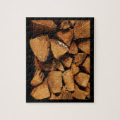 Bucks County Fireplace Wood Jigzaag Puzzle Legpuzzel (Verticaal)