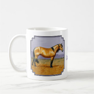 Bucksin Wild Horse Mustang Stallion Koffiemok