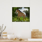 Buckskin Appaloosa Horse Poster (Keuken)