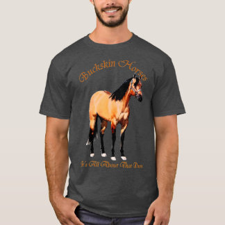 Buckskin Dun Paars over de Dun T-shirt