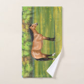 Buckskin Dun Quarter Horse Bad Handdoek (Handdoek)