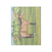 Buckskin Dun Quarter Horse Notitieblok (Gedraaid)