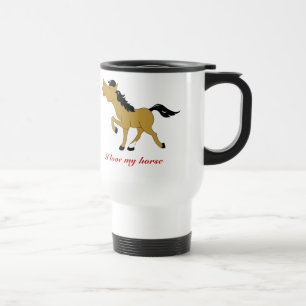 BUCKSKIN HORSE COFFEE REIZEN MUG CUSTOM REISBEKER