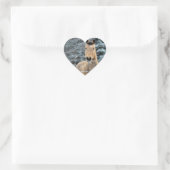 Buckskin Horse Winter Hart Sticker (Tas)