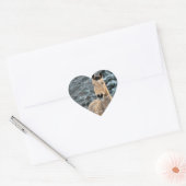 Buckskin Horse Winter Hart Sticker (Envelop)