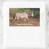 Buckskin New Forest Pony Wildlife Rechthoekige Sticker (Tas)