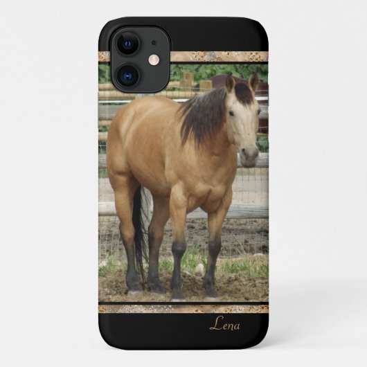 Buckskin Paard Foto Case-Mate iPhone Case (Achterkant)