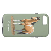 Buckskin Pinto Dun Paint Horse Staillion Case-Mate iPhone Case (Achterkant (Horizontaal))