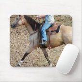 Buckskin Rodeo Horse Muismat (Met muis)