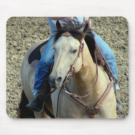 Buckskin Rodeo Horse Muismat (Voorkant)