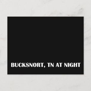 Bucksnort, Tennessee 's nachts Briefkaart