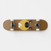 Bucky Beaver Face Skateboard (Horizontaal)