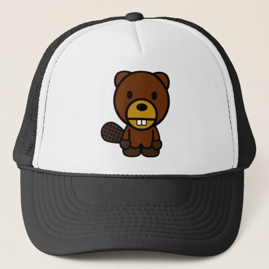 Bucky Beaver Trucker Pet (Voorkant)