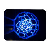 Buckyball sculptuur #2 Magnet Magneet (Horizontaal)