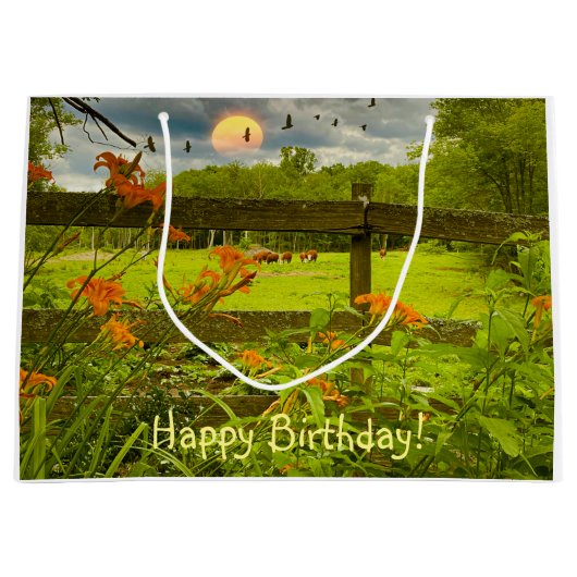 Bucolide Sunset Pasture Groot Cadeauzakje (Voorkant)