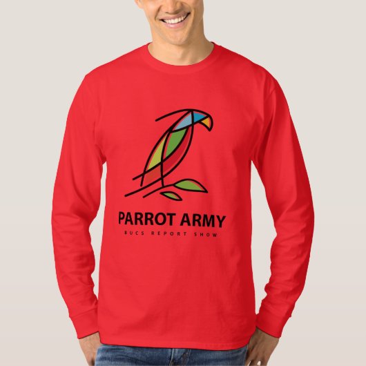 Bucs Report Show Parrot Army T-shirt (Voorkant)