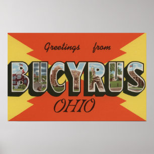 Bucyrus, OhioLarge Letter ScenesBucyrus, OH Poster