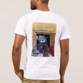 Bud Cleavage - myFarcebook.com Plumber T-shirt (Achterkant)