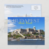 Buda Castle over de Donau in Boedapest Briefkaart (Voorkant / Achterkant)