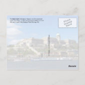 Buda Castle over de Donau in Boedapest Briefkaart (Achterkant)