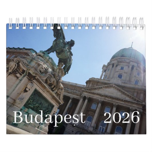Budapest 2026 kalender (Hoes)