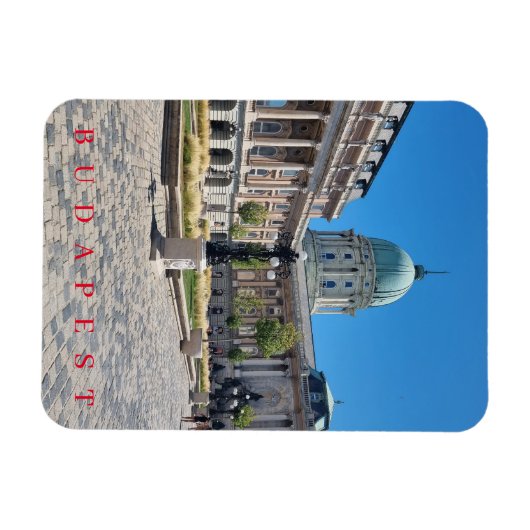 Budapest Buda Castle uitzicht koelkastmagneet Magneet (Horizontaal)