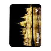 Budapest by night - magnet by Velvet Escape (Vertical)