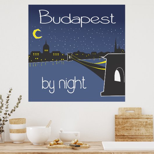 Budapest By Night, poster Budapest (Cuisine)