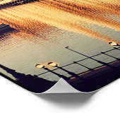 Budapest by Night - Une affiche Vintage voyage (Coin)