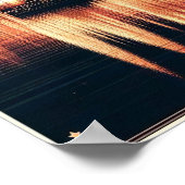 Budapest by Night - Une affiche Vintage voyage (Coin)